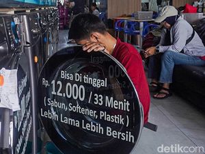 Khawatir Abu Vulkanik, Warga Pilih Cuci Pakaian di Laundry Koin
