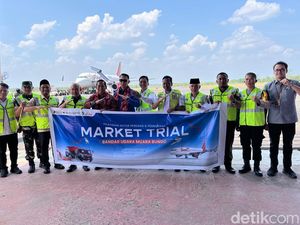 Pelayanan Perdana Market Trial Avtur di Bandara Muara Bungo Diresmikan