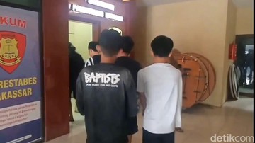 5 Anggota Geng Motor Sadis di Makassar Ditangkap Saat Live TikTok