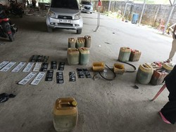 Polisi Bongkar Kasus Penimbunan BBM di Bangka, 14 Mobil-6 Orang Diperiksa