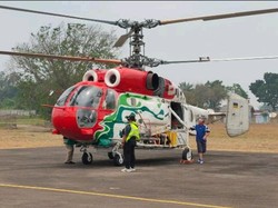 Sumsel Dapat Tambahan 2 Helikopter Water Bombing