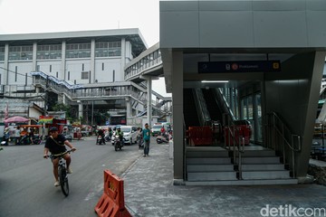 Akses Stasiun Pramuka dan Proklamasi Masih Dikebut Usai Peresmian LRT Jakarta
