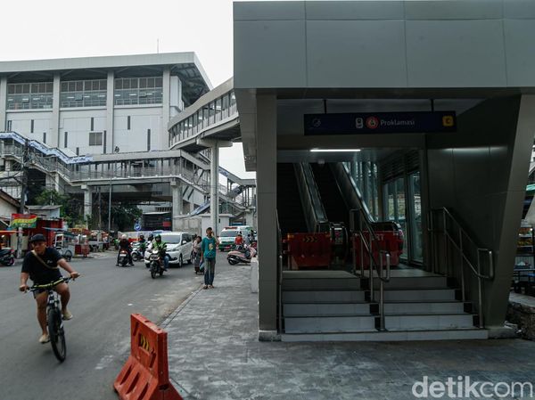 Akses Stasiun Pramuka dan Proklamasi Masih Dikebut Usai Peresmian LRT Jakarta