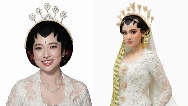 Pesona 7 Artis Pakai Paes Jawa Saat Nikah, Amanda Rigby hingga Jennifer Coppen