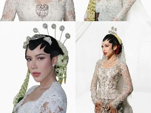 Pesona 7 Artis Pakai Paes Jawa Saat Nikah, Amanda Rigby hingga Jennifer Coppen