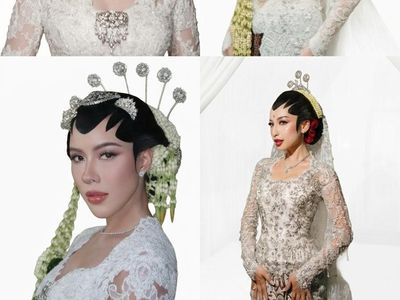Pesona 7 Artis Pakai Paes Jawa Saat Nikah, Amanda Rigby hingga Jennifer Coppen