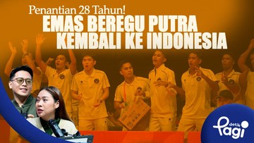 Penantian 28 Tahun! Emas Beregu Putra Kembali ke Indonesia