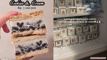 Kue Gabin Es Krim Viral, Bisa Jadi Ide Jualan yang Cuan!