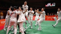 Dan Taufik Hidayat Kegirangan
