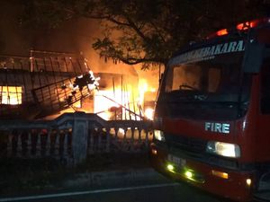 Rumah Dinas Puskesmas di Ponorogo Sekaligus Gudang Arsip Ludes Terbakar