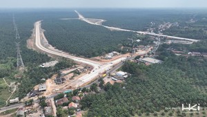 Tol Betung-Tempino-Jambi Dikebut, Progres Konstruksi Capai 69 Persen