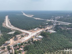 Tol Betung-Tempino-Jambi Dikebut, Progres Konstruksi Capai 69 Persen