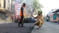34 KM Jalan Berlobang di Kota Pekanbaru Diperbaiki, 22 Ruas Jalan Mulus
