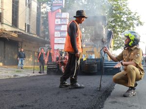 34 KM Jalan Berlobang di Kota Pekanbaru Diperbaiki, 22 Ruas Jalan Mulus