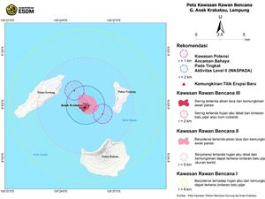 2 Dataran Baru Muncul Dekat Anak Krakatau, Benarkah Cucu Krakatau?