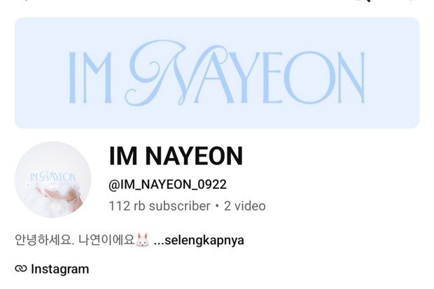 Nayeon memberikan kejutan lainnya tepat di hari ulangtahunnya dengan mempublikasikan kanal YouTube pribadi.