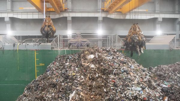 PSEL Keramasan Mulai Uji Coba, Sampah Diolah Jadi Listrik