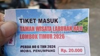 Viral Tiket Masuk Taman Labuhan Haji Rp 20 Ribu, Dispar: Tak Sesuai Aturan