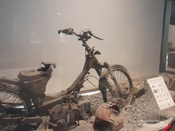 Jejak Merapi 2010 Terekam di Kerangka Motor Museum Geologi