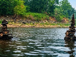 Sungai Lamandau Surut, Batu Bersejarah Bekas Pemandian Raja Muncul