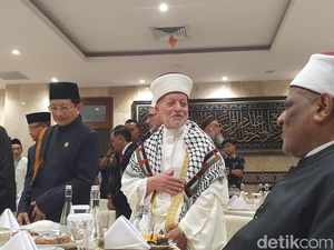 Potret Imam Besar Masjid Al-Aqsa Serukan Kemerdekaan Palestina di Istiqlal