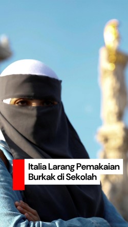Video: Italia akan Larang Pemakaian Burkak di Sekolah