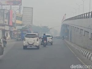Kabut Asap Pekat Kembali Selimuti Palembang!