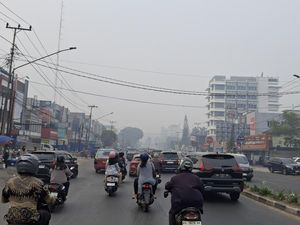Sejumlah Sekolah Sudah Terapkan PTM Meski Kabut Asap Masih Selimuti Palembang
