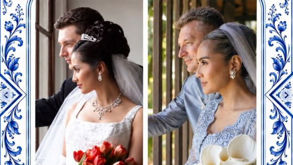 Maudy Koesnaedi Recreate Foto Nikah 25 Tahun Lalu, Parasnya Bak Tak Menua