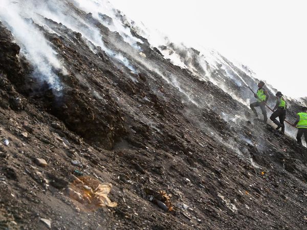 TPS Plosojenar Pati Terbakar Diduga akibat Pembakaran Slamper Tebu