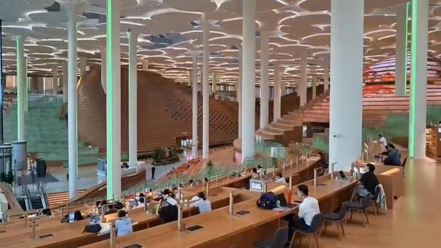 Beijing City Library , Tongzhou, Beijing, China