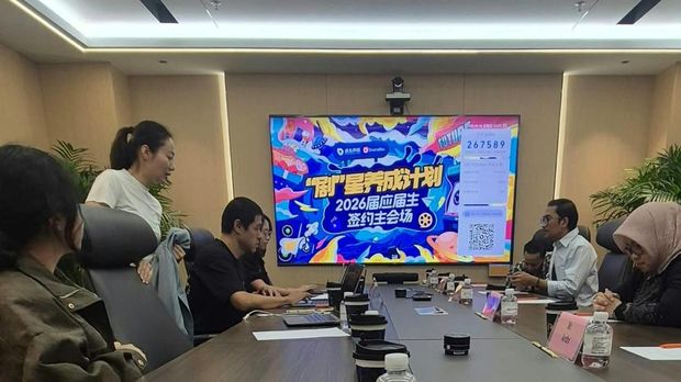 Diskusi di Kantor DramaBox - Beijing