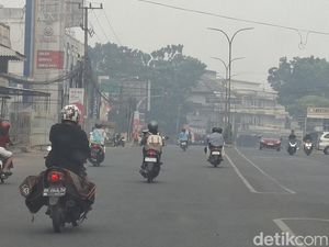 Kabut Asap di Jambi Pekat Lagi, BMKG Sebut Sebagian Kiriman Sumsel