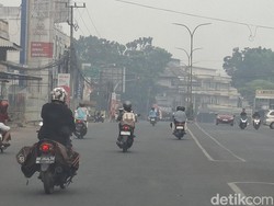 Kabut Asap di Jambi Pekat Lagi, BMKG Sebut Sebagian Kiriman Sumsel