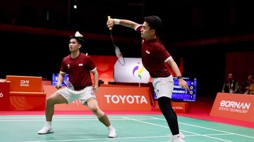 Leo/Daniel Bawa Bulutangkis RI Capai 30 Emas di Asian Games