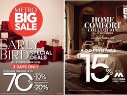 Metro Big Sale Kembali Hadir, Nikmati Diskon Hingga 70%
