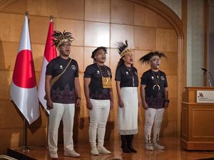 Musisi Papua Bawa Semangat Merah Putih di Asian Games 2026
