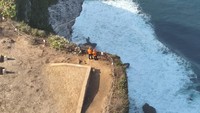 WNA Rusia Hilang di Tanjung Mebulu Pecatu, Motor Ditemukan Dekat Tebing