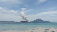 Luas Anak Krakatau Kini 341,5 Ha, Lampaui Ukuran Sebelum Erupsi 2018