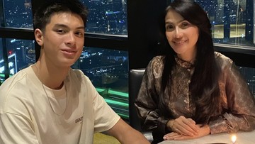 Sweet! Momen Kulineran Maudy Koesnaedi Bareng Keluarga Kecilnya