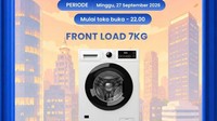 Beli Mesin Cuci Front Load 7 Kg di Transmart Full Day Sale, Diskon Rp 2 Juta!