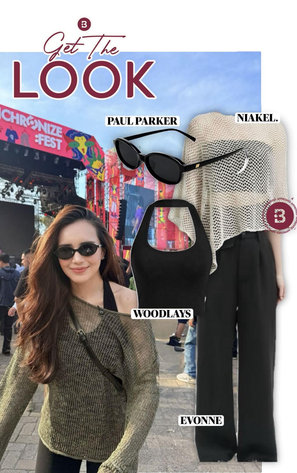 Get The Look: ide outfit nonton konser yang antigerah ala Beby Tsabina