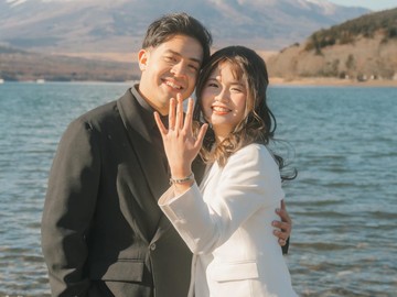 Jerome Polin Lamar Gracia Caroline, Gunung Fuji Jepang Menyaksikan