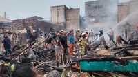 Kebakaran 20 Rumah di Pademangan Jakut, Warga Sempat Dengar Ledakan