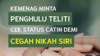 Kemenag Minta Penghulu Teliti Cek Status Catin demi Cegah Nikah Siri