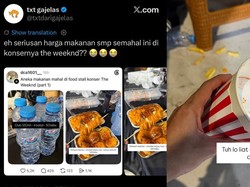 Heboh Makanan di Konser The Weeknd Jakarta Mahal, Segini Harganya!