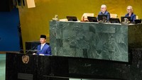 Menlu Sugiono Salam Lintas Agama di Sidang PBB, Para Delegasi Tepuk Tangan