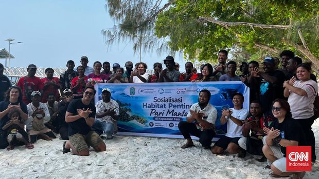 Sosialisasi Pari Manta di Sorong Papua Sosialisasi Pari Manta di Sorong Papua