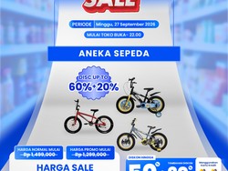 Transmart Full Day Sale! Sepeda Jadi Semurah Ini