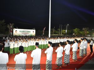 1.097 Peserta Ikuti Ikatan Seni Hadrah Indonesia Kolosal di Pasuruan
